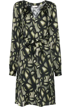 Liu Jo Printed satin mini dress