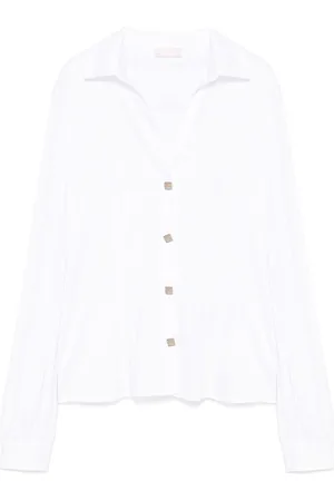 Liu Jo Plissé-sleeve shirt