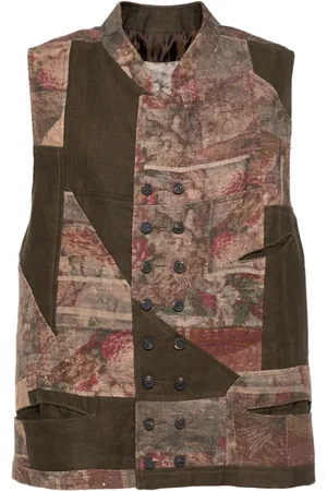 ZIGGY CHEN Patchwork waistcoat