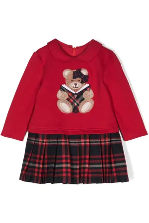 PATACHOU Embroidered-teddy dress