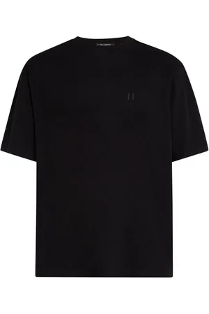 Karl Lagerfeld Embroidered-monogram t-shirt