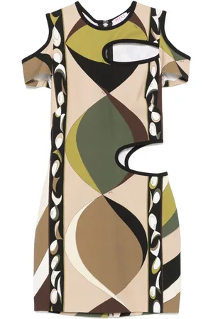 PUCCI Pre-Owned Pesci-print mini dress