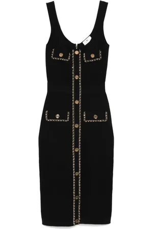 Elisabetta Franchi Chain-detail midi dress