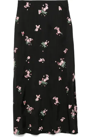 RIXO London Floral-embroidered mini dress