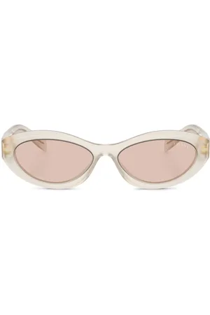 Prada Transparent oval sunglasses