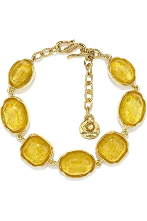 Goossens Cabochons rock crystal bracelet