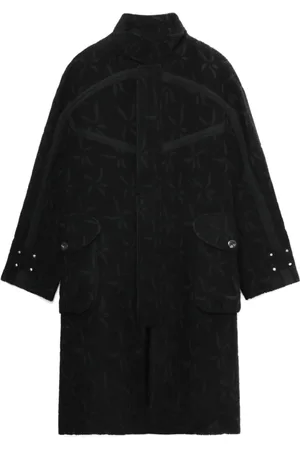 Kiko Kostadinov Wool-cotton single-breasted coat