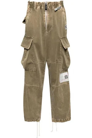 Maison Mihara Yasuhiro Logo-patch cargo trousers