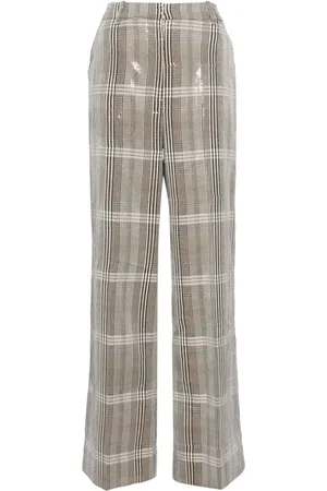 3.1 Phillip Lim Sequin Plaid trouser