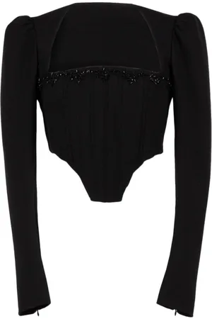 Twin-Set Bustier-neck top