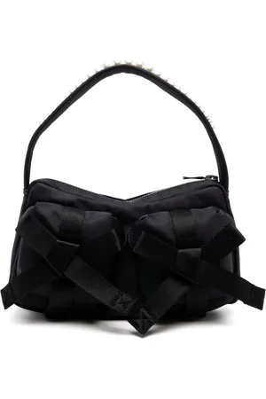 Simone Rocha Beaded utility bow pochette bag