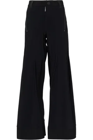 High Pleated flared trousers