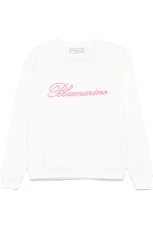 BLUMARINE Rubberised-logo sweatshirt