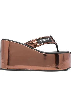 COPERNI 95mm metallic-effect flip-flops