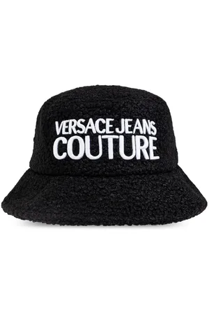 VERSACE Logo-embroidered bucket hat