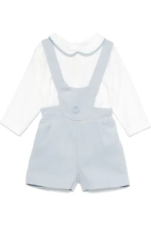LA STUPENDERIA Corduroy dungarees set