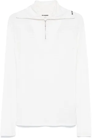 Jil Sander + zip-up T-shirt