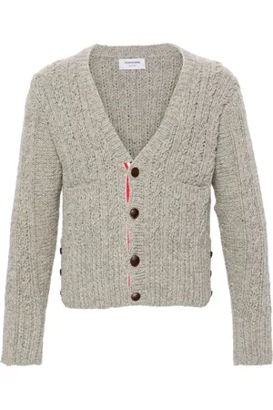 Thom Browne Chunky-knit wool cardigan