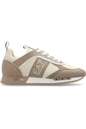 EA7 Logo-print panelled sneakers