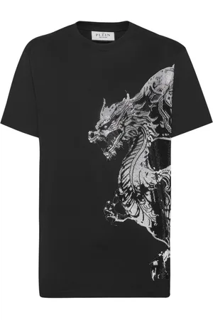 Philipp Plein Rhinestone-embellished cotton t-shirt
