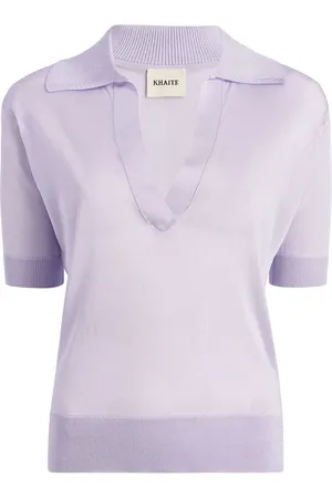 Khaite The Julita V-neck polo top