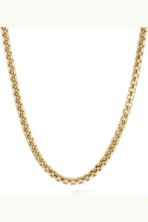 David Yurman 18kt yellow Box Chain necklace (2.7mm)