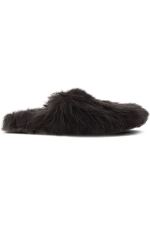 YVES SALOMON Shearling slippers