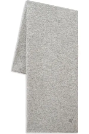 PRINGLE OF SCOTLAND Logo-embroidered cashmere scarf