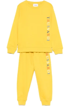 Trussardi Raised logo-detail tracksuit set