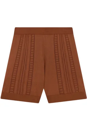 Donde Esteban Guayabera knitted shorts