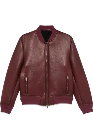 SALVATORE SANTORO Leather bomber jacket
