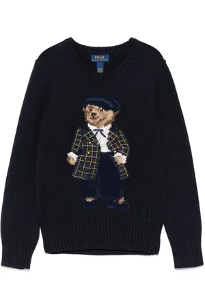 Ralph Lauren Polo Bear-embroidered sweater