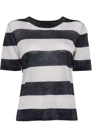 AGNÈS B. Stripped knitted top