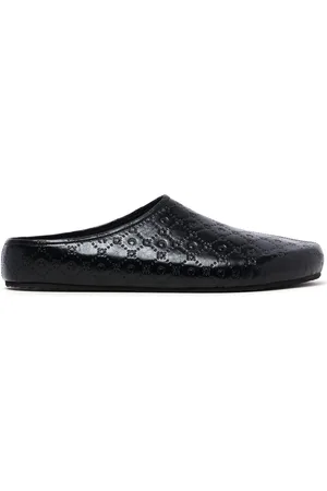 Marine Serre Moon-embossed slippers