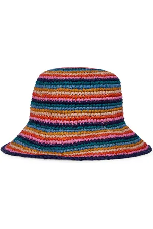 Paul Smith Striped crochet bucket hat