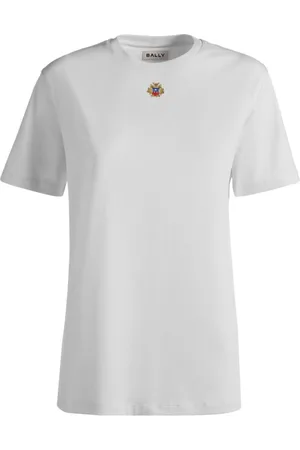 Bally Crest-embroidered crew-neck T-shirt