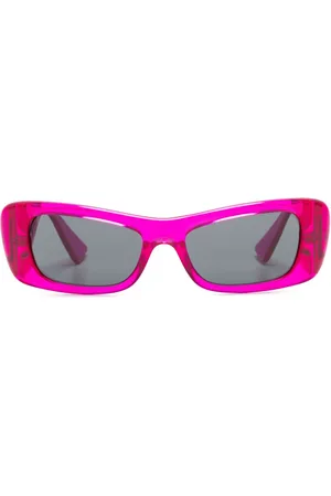 VERSACE Logo-engraved sunglasses