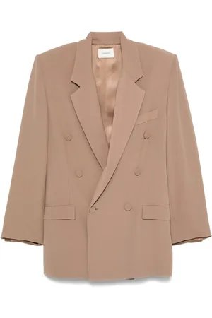 Saint Laurent Silk crepe blazer