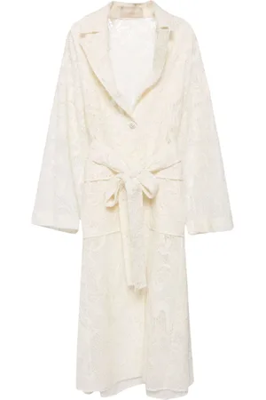 Elie saab Embroidered tulle coat