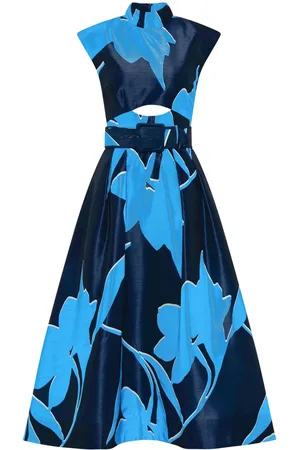 Rebecca Vallance Azzurra midi dress
