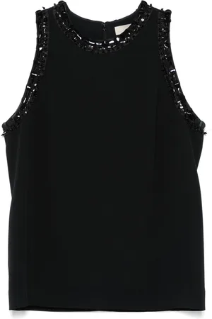 Elie saab Embroidered cady top