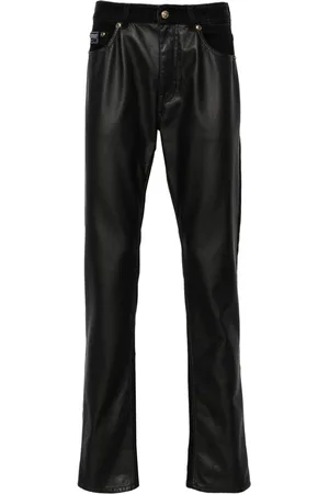VERSACE Milano slim-leg panelled jeans