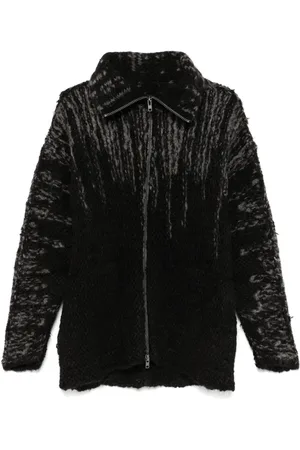 TRANSIT Mélange-effect knitted cardigan