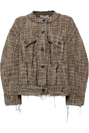 JNBY Oversized tweed jacket