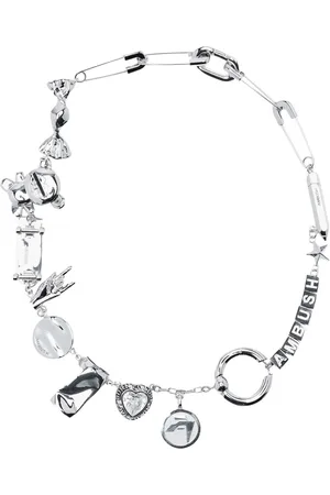 AMBUSH Multi-charm chain necklace