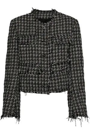 JNBY Checked slub jacquard