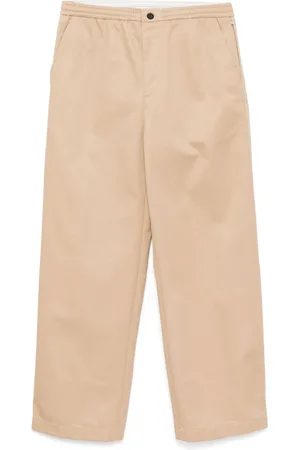 Solid Straight-leg trousers