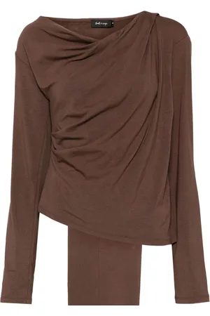 tout a coup Wrap top and wide-leg trousers suit