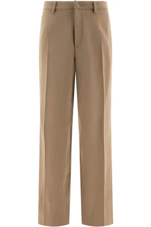Jil Sander Mélange wool straight-leg trousers