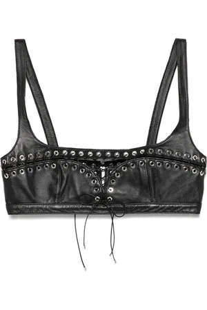 Ludovic De Saint Sernin Cut Out Cleavage crop top